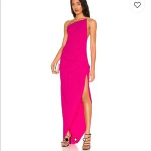 Amanda Uprichard xREVOLVE Gown in Hot Pink